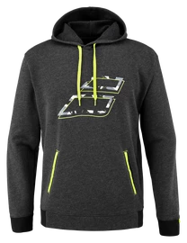 Moški pulover Babolat Aero Hood Sweat Black Heather