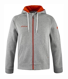 Moški pulover Babolat Exercise Hood Jacket Men High Rise Hthr