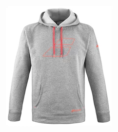 Moški pulover Babolat Strike Hood Sweat High Rise Hthr