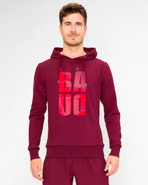 Moški pulover BIDI BADU Protected Leafs Chill Hoody Bordeaux