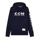 Moški pulover CCM 125 Anniversary Hoodie Navy