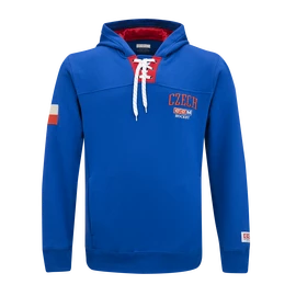 Moški pulover CCM FLAG HOODIE TEAM CZECH Collegiate Royal