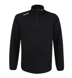 Moški pulover CCM LOCKER ROOM FLEECE 1/4 ZIP Black