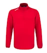 Moški pulover CCM  LOCKER ROOM FLEECE 1/4 ZIP Red L