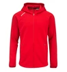 Moški pulover CCM  LOCKER ROOM FLEECE FULL ZIP HOODIE Red