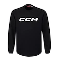 Moški pulover CCM  LOCKER ROOM Sweather black, Senior