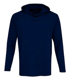 Moški pulover CCM LS Premium Training Hoodie True Navy