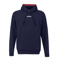 Moški pulover CCM Team Fleece Pullover Hoodie Navy