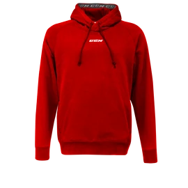 Moški pulover CCM Team Fleece Pullover Hoodie Red