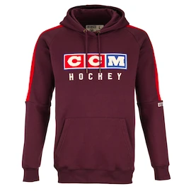 Moški pulover CCM Vintage Fall Hoodie Acai