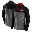 Moški pulover Fanatics Iconic Defender 1/4 Zip Mens Iconic Defender 1/4 Zip Chicago Blackhawks L