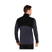 Moški pulover Icebreaker Merino 400 RealFleece Descender LS Z Black/Graphite/Cb