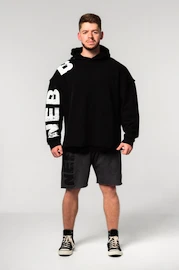 Moški pulover Nebbia Oversized Pullover Hoodie NO BS Black