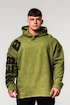 Moški pulover Nebbia  Washed-off Oversized Pullover Hoodie NO BS Green