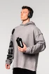 Moški pulover Nebbia  Washed-off Oversized Pullover Hoodie NO BS Light Grey