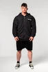 Moški pulover Nebbia  Washed-off Zip Up Hoodie GYM BRO Black