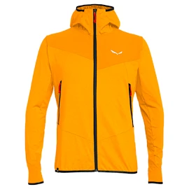 Moški pulover Salewa Agner Hybrid PL/DST M FZ Hdy Turmeric Melange/0910