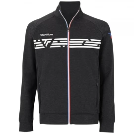 Moški pulover Tecnifibre Knit Jacket Heather Black