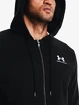 Moški pulover Under Armour  Essential Fleece FZ Hood-BLK