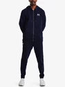 Moški pulover Under Armour  Essential Fleece FZ Hood-NVY