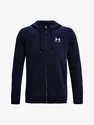 Moški pulover Under Armour  Essential Fleece FZ Hood-NVY