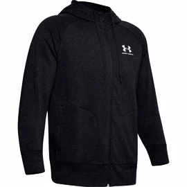 Moški pulover Under Armour SPECKLED FLEECE FZ HOODIE-BLK