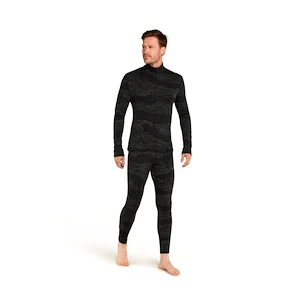 Moški spodnji deli Icebreaker Merino 260 Vertex Leggings Snow Guide Black/Galaxy/J  S