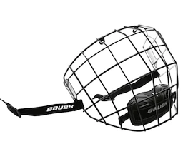 Mreža za hokej Bauer II-Facemask Black/White Senior