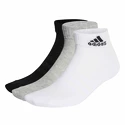 Nogavice adidas  Cushioned Sportswear Ankle Socks 3 Pairs Grey/White/Black