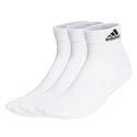 Nogavice adidas  Cushioned Sportswear Ankle Socks 3 Pairs White