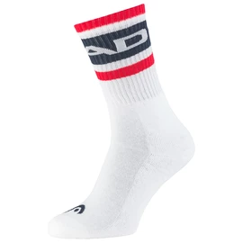 Nogavice Head Socks Tennis 1P Crew White/Navy/Red