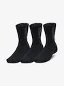 Nogavice Under Armour  3-Maker 3pk Mid-Crew-BLK