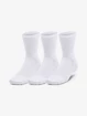 Nogavice Under Armour  3-Maker 3pk Mid-Crew-WHT