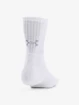 Nogavice Under Armour  3-Maker 3pk Mid-Crew-WHT