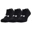 Nogavice Under Armour  Core No Show 3Pk-BLK  XL