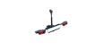 Nosilec skirojev za vlečno kljuko TMK FLY Footbike 01 - black