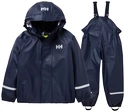 Otroška bunda Helly Hansen  Bergen 2.0 PU Rainset Navy