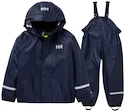 Otroška bunda Helly Hansen  Bergen 2.0 PU Rainset Navy 86 cm