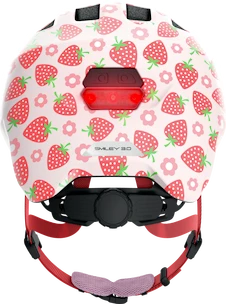 Otroška čelada Abus Smiley 3.0 LED Rose strawberry