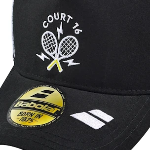 Otroška kapa s ščitnikom Babolat  Curve Trucker Cap Jr C16 Black