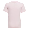 Otroška majica adidas  Essentials 3-Stripes Clear Pink