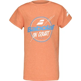 Otroška majica Babolat Exercise Graphic Tee Boy Vibrant Orange