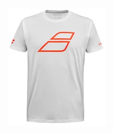 Otroška majica Babolat Strike Cotton Tee Jr White/Strike Red