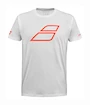 Otroška majica Babolat  Strike Cotton Tee Jr White/Strike Red  8 - 10 let