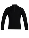 Otroška majica Icebreaker  K 260 Tech LS Half Zip BLACK