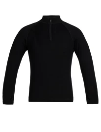 Otroška majica Icebreaker K 260 Tech LS Half Zip BLACK