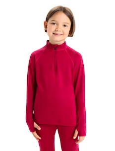 Otroška majica Icebreaker  K 260 Tech LS Half Zip Cherry  4