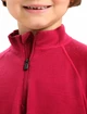 Otroška majica Icebreaker  K 260 Tech LS Half Zip Cherry