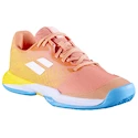 Otroška obutev za tenis Babolat Jet Mach 3 All Court Girl Coral/Gold Fusion