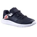 Otroška obutev za tenis Babolat Pulsion All Court Kid Black/Fiesta Red